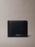 Negru Portofel Compact Din Piele Cu Protectie RFID  Barbati