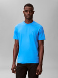 Albastru Tricou Din Bumbac Pima  Barbati