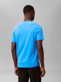 Albastru Tricou Din Bumbac Pima  Barbati