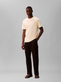 Galben Tricou Din Bumbac Pima  Barbati