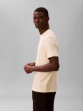 Galben Tricou Din Bumbac Pima  Barbati