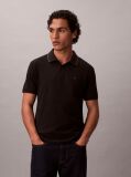 Negru Tricou Polo Din Piqué Cu Borduri Contrastante  Barbati