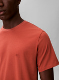 Maro Tricou Slim Din Bumbac Elastic Cu Maneca Scurta  Barbati