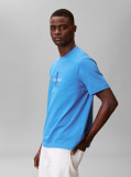 Albastru Tricou Cu Logo Monograma  Barbati