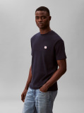 Albastru Tricou Clasic Din Material Waffle  Barbati