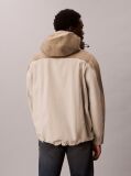 Beige Tech Shell Windbreaker Jacket  Men
