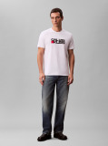Alb Tricou Cu Maneca Scurta Si Grafic Redbox  Barbati