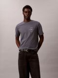 Gri Tricou Cu Logo Brodat  Barbati