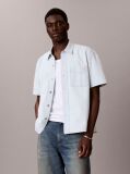 Denim Camasa Denim Cu Maneca Scurta, Croiala Boxy  Barbati