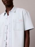 Denim Camasa Denim Cu Maneca Scurta, Croiala Boxy  Barbati