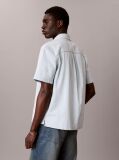 Denim Camasa Denim Cu Maneca Scurta, Croiala Boxy  Barbati