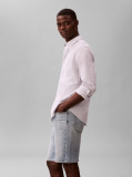 Denim Pantaloni Scurti Din Denim Cu Croiala Slim Si Manseta Intoarsa  Barbati