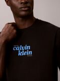 Negru Tricou Lejer Cu Logo  Barbati