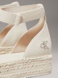 Alb Espadrile Cu Platforma Din Material Textil  Femei