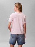 Roz Tricou Clasic Cu Logo Tonal  Femei