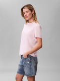 Roz Tricou Clasic Cu Logo Tonal  Femei