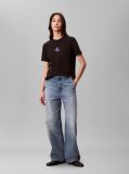 Negru Tricou Cu Maneca Scurta  Femei