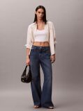 Denim Blugi Cu Croiala Wide Leg  Femei