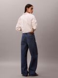 Denim Blugi Cu Croiala Wide Leg  Femei
