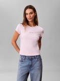 Roz Tricou Baby Fit  Femei