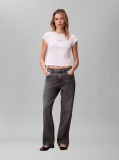 Alb Tricou Baby Fit  Femei
