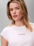 Alb Tricou Baby Fit  Femei