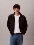 Negru Geaca Windbreaker Cu Fermoar Si Guler Inalt  Barbati