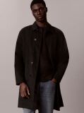 Negru Tricou Oversized Cu Logo Embosat  Barbati