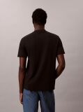 Negru Tricou Cu Logo Linear  Barbati