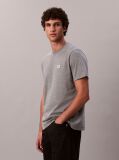 Gri Tricou Din Bumbac Cu Emblema  Barbati