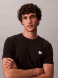 Negru Tricou Din Bumbac Cu Emblema  Barbati