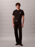 Negru Tricou Din Bumbac Cu Emblema  Barbati
