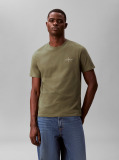 Verde Tricou Cu Logo Si Croiala Clasica   Barbati