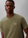 Verde Tricou Cu Logo Si Croiala Clasica   Barbati