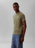 Verde Tricou Cu Logo Si Croiala Clasica   Barbati