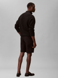 Negru Pantaloni Scurti Chino Drepti  Barbati