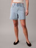 Denim Pantaloni Scurti Din Denim Needle-Punch  Femei