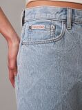 Denim Pantaloni Scurti Din Denim Needle-Punch  Femei