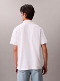 Alb Tricou Polo Casual Monologo  Barbati