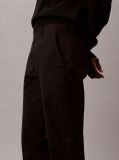 Negru Pantaloni Chinos Cu Croiala Slim Si Nasturi  Barbati