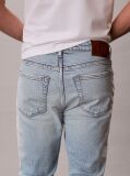 Denim Blugi Cu Croiala Slim Tapered Si Aspect Marbled  Barbati