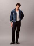Denim Blugi Drepti Clasici Cu Cusaturi Evidentiate  Barbati