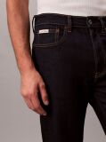 Denim Blugi Drepti Clasici Cu Cusaturi Evidentiate  Barbati