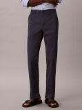 Albastru Pantaloni Chinos Cu Croiala Slim Si Nasturi  Barbati