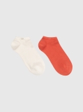 Rosu Set 2 Perechi Sosete Scurte Casual Barbati  Barbati