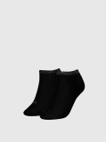 Negru Set 2 Perechi Sosete Scurte  Femei