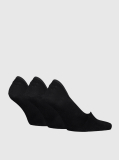 Negru Set 3 Perechi Sosete Invizibile  Barbati
