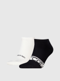 Negru Set 2 Perechi Sosete Scurte Sport  Barbati
