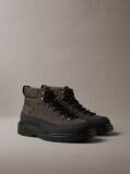 Black Water-Repellent Lug Hiking Boots  Men