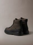 Black Water-Repellent Lug Hiking Boots  Men